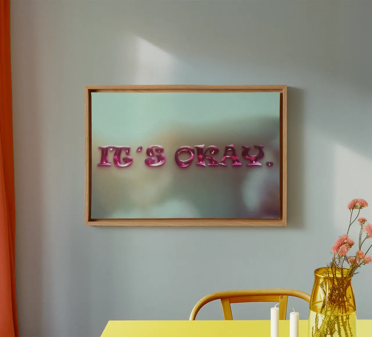 It´s okay. canvas by Journey of Vanessa