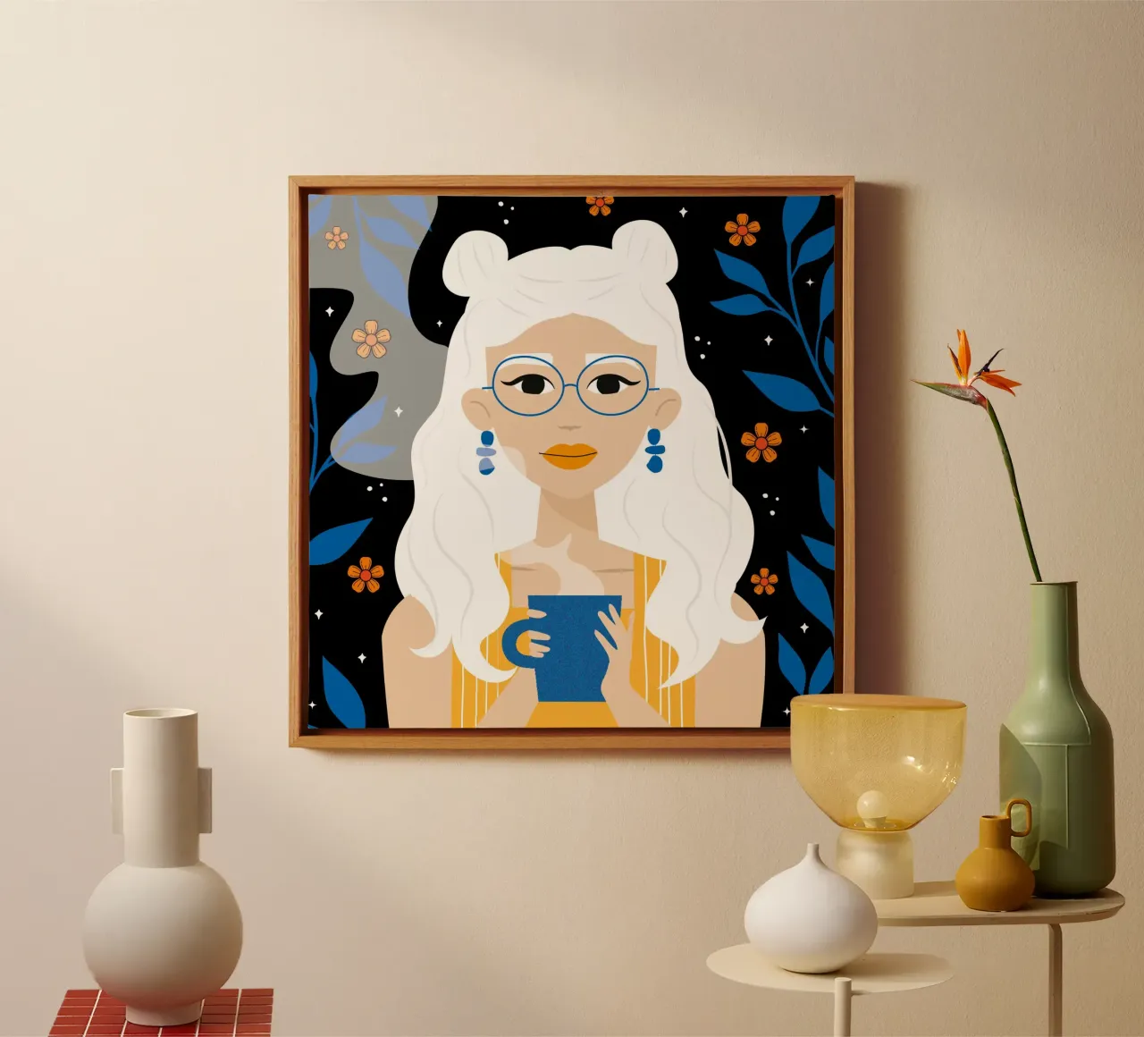 Luana canvas met Baklijst van estelle