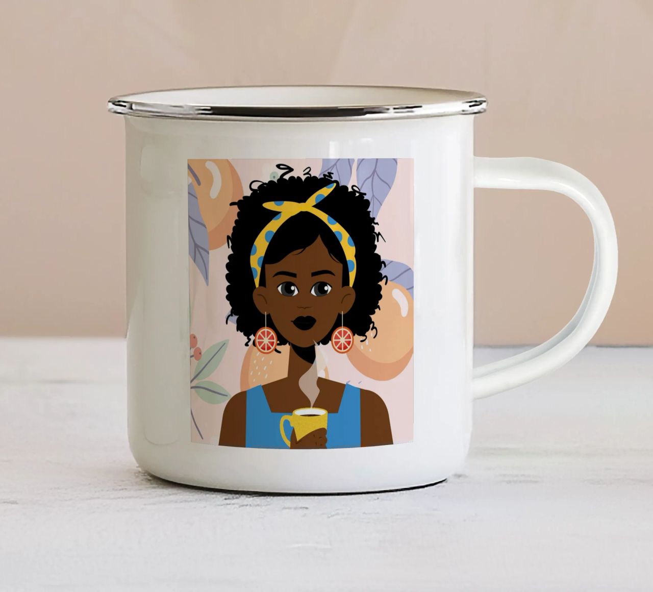 Emmie tazza in smalto da estelle