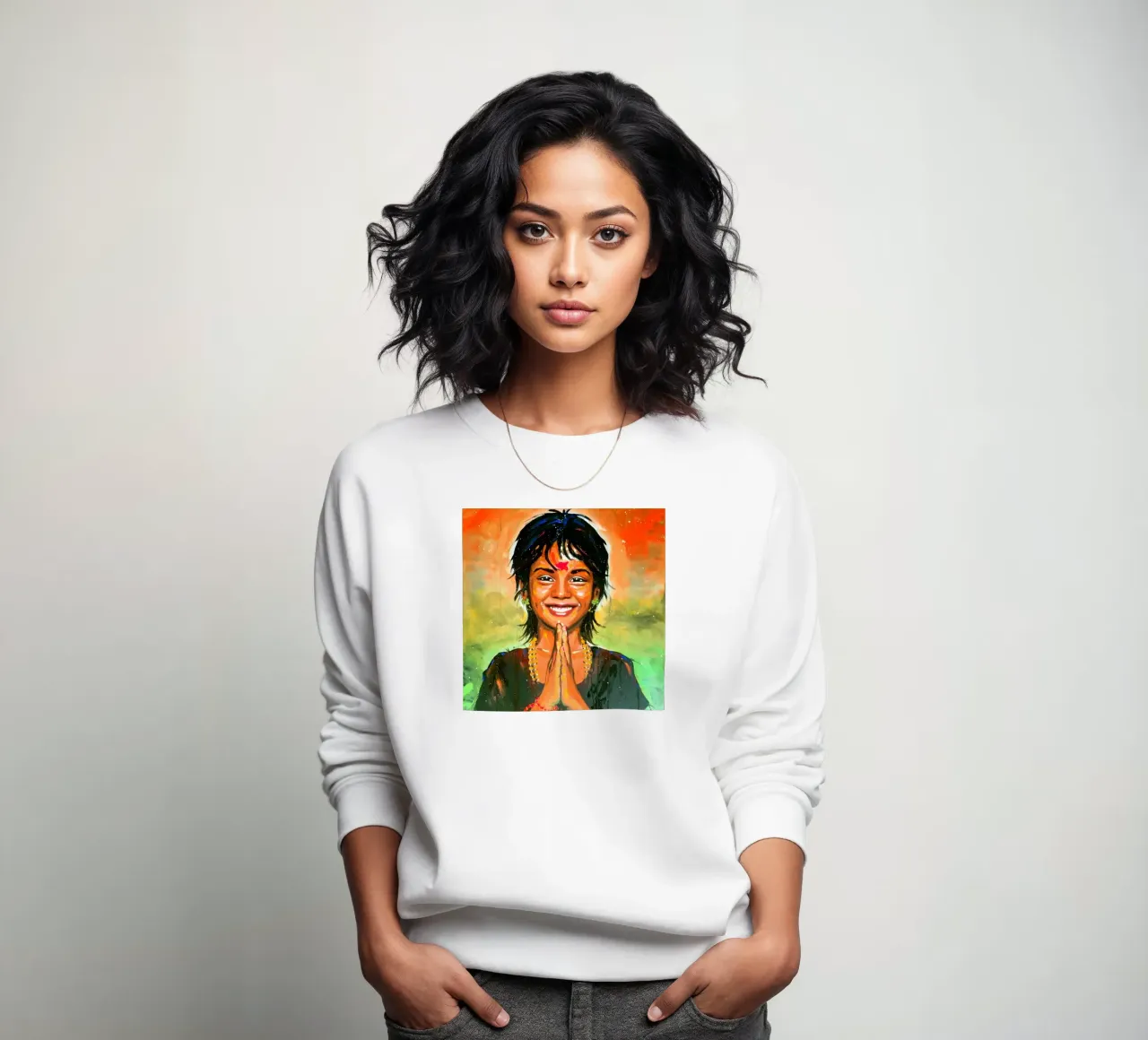 Namasté felpa da Happy 😃 Art 🎨 by Christine Schnoell