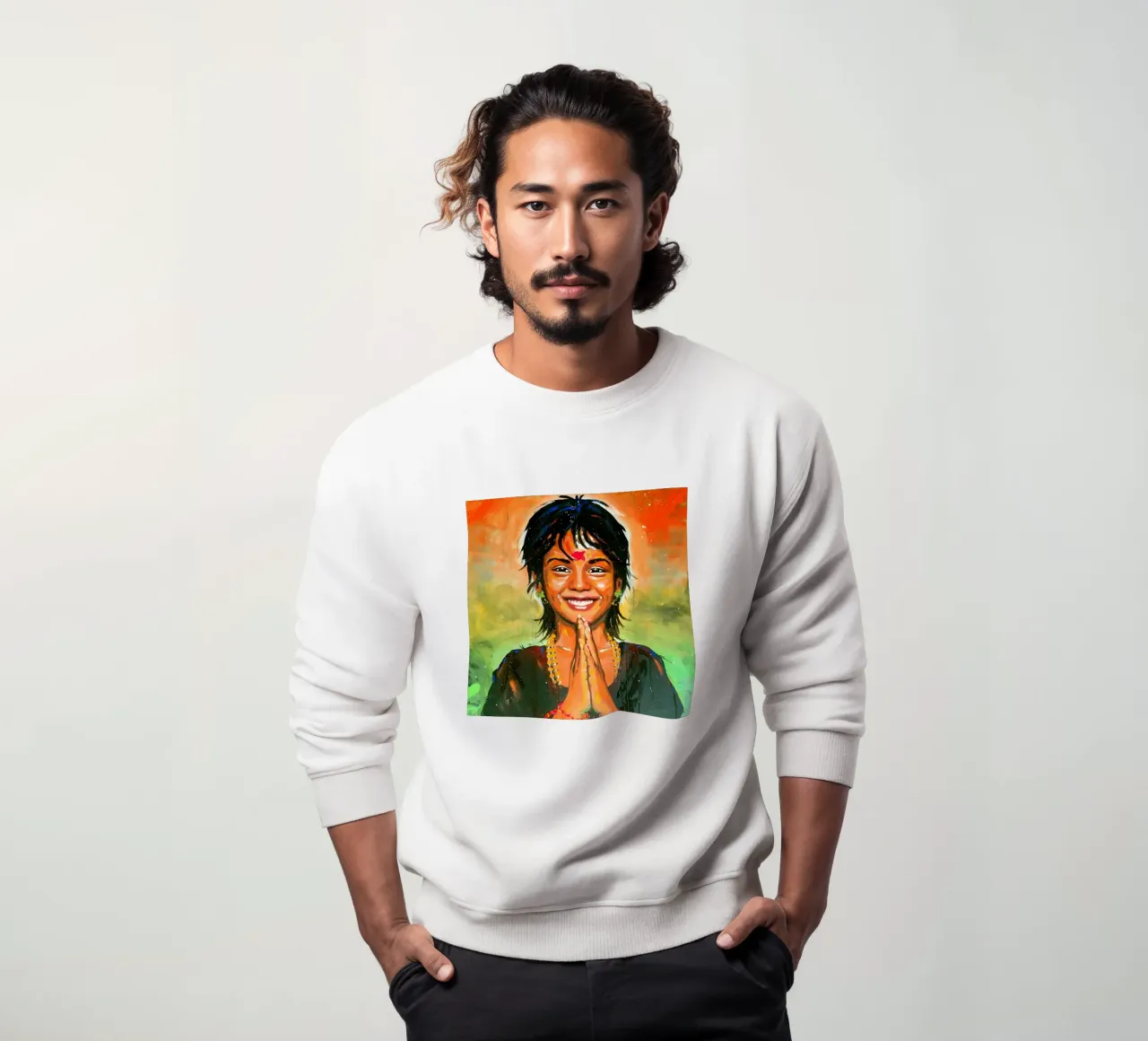 Namasté felpa da Happy 😃 Art 🎨 by Christine Schnoell