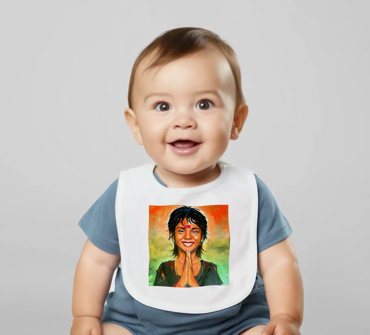 Namasté bavaglino da Happy 😃 Art 🎨 by Christine Schnoell