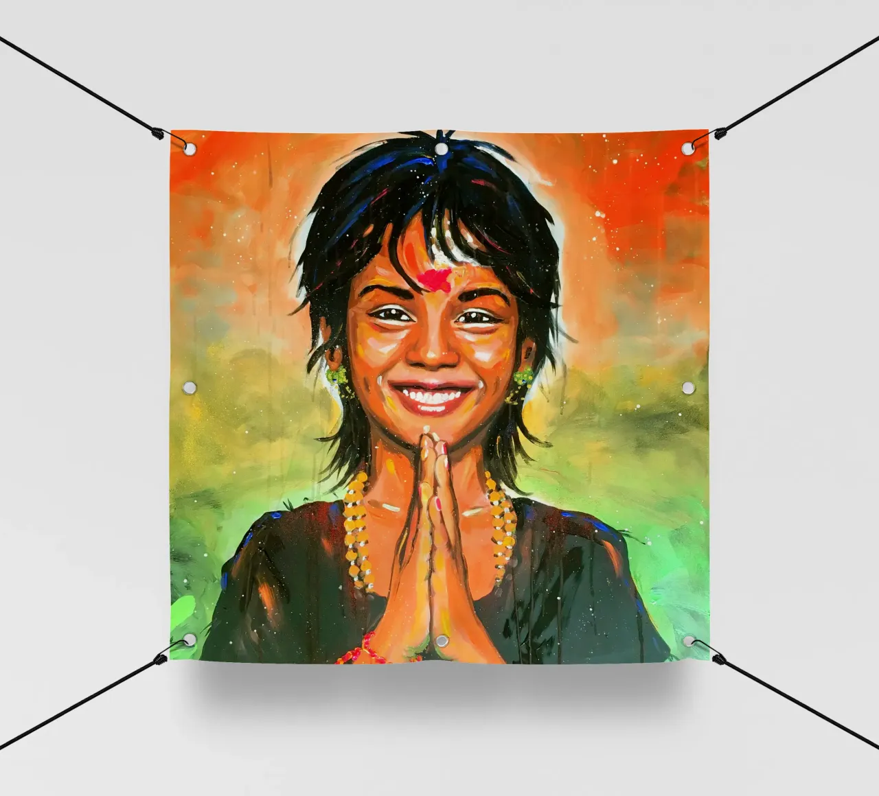 Namasté telo in pvc da Happy 😃 Art 🎨 by Christine Schnoell
