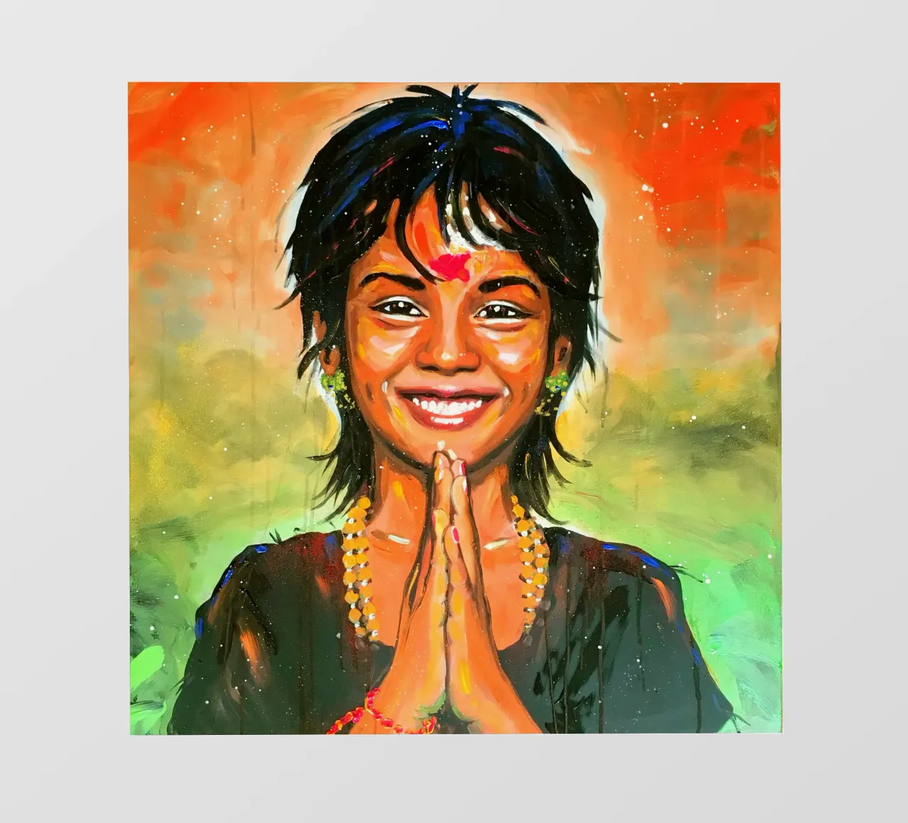 Namasté telo in pvc da Happy 😃 Art 🎨 by Christine Schnoell