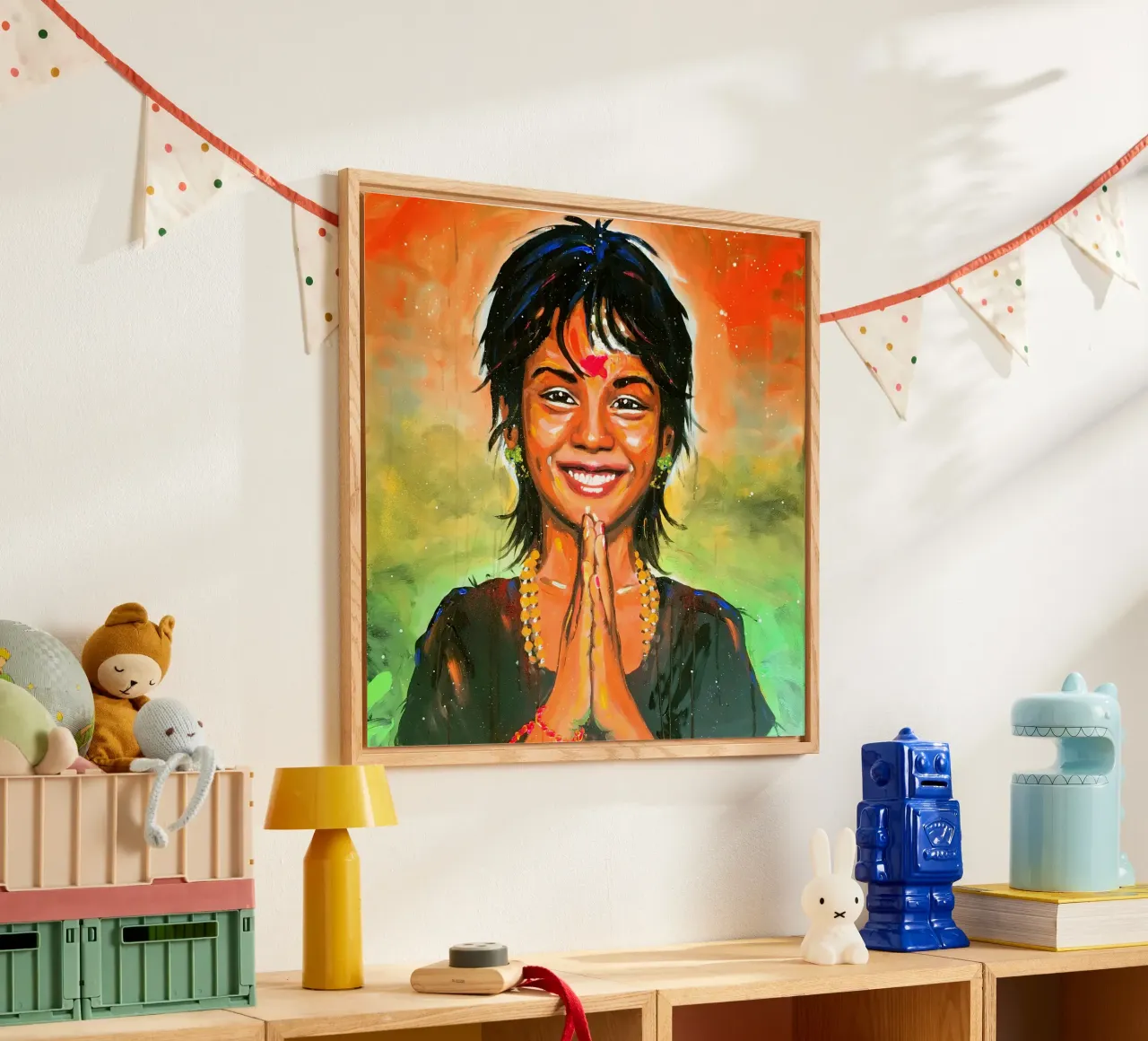 Namasté plexiglass da Happy 😃 Art 🎨 by Christine Schnoell