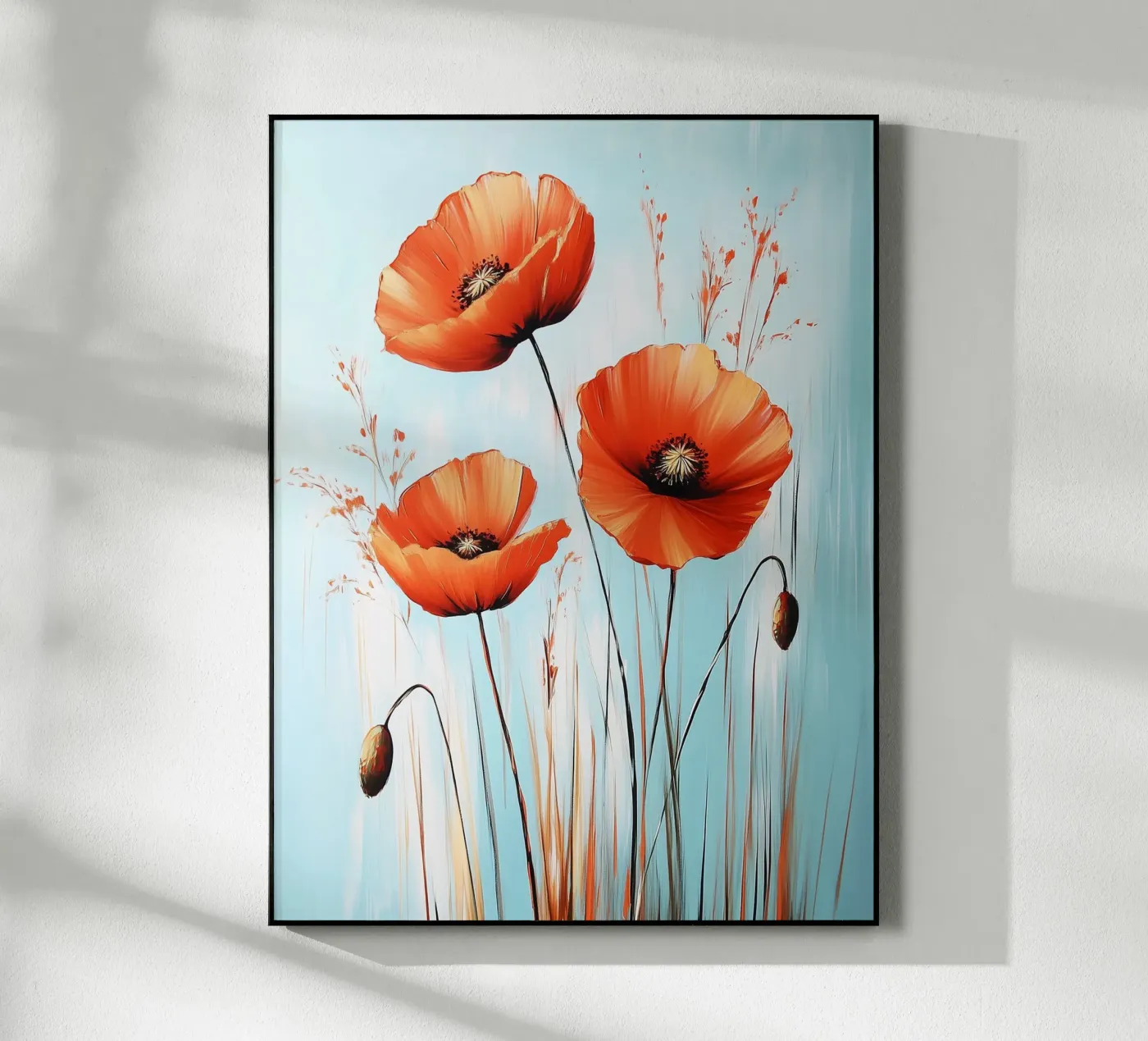 Coquelicots plexiglas de Flora & Horizon