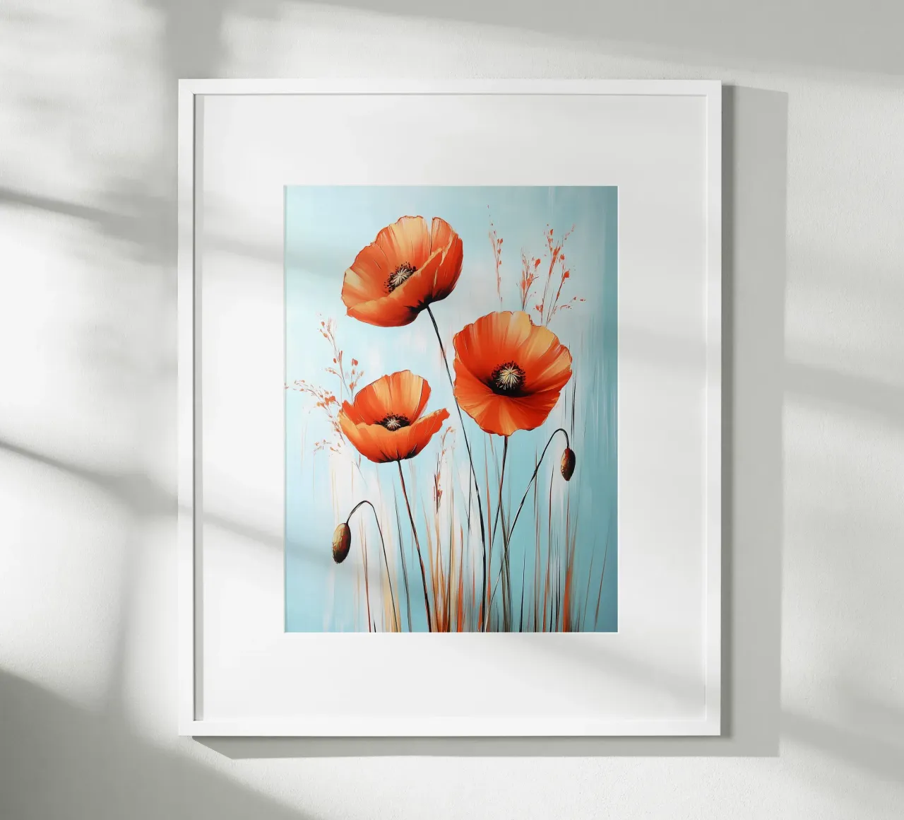 Klaprozen poster van Flora & Horizon