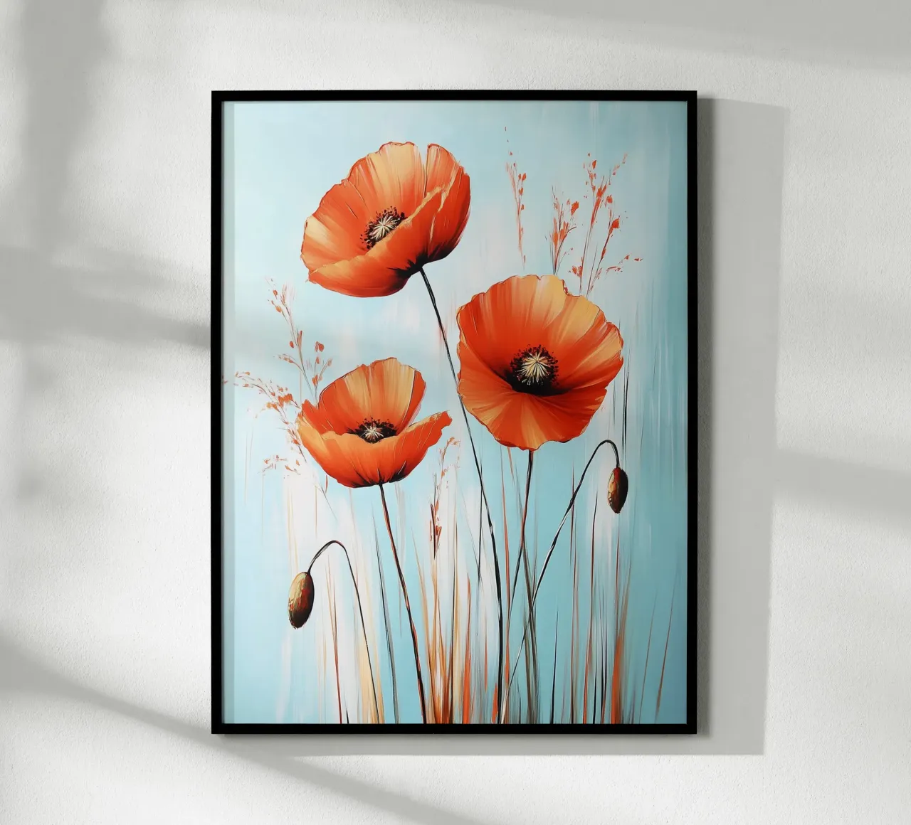 Klaprozen poster van Flora & Horizon