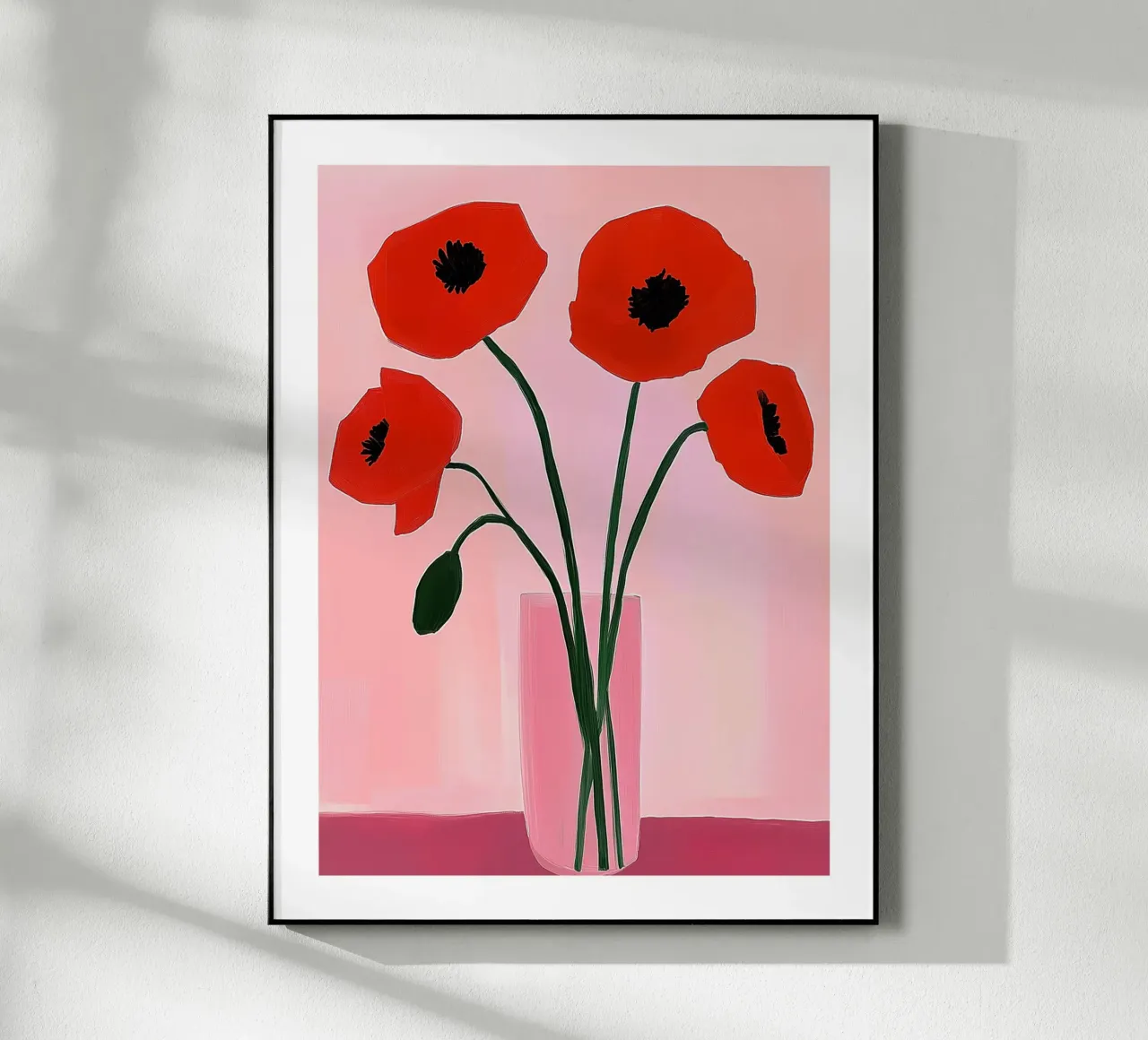 Manojo de amapolas metacrilato de Flora & Horizon