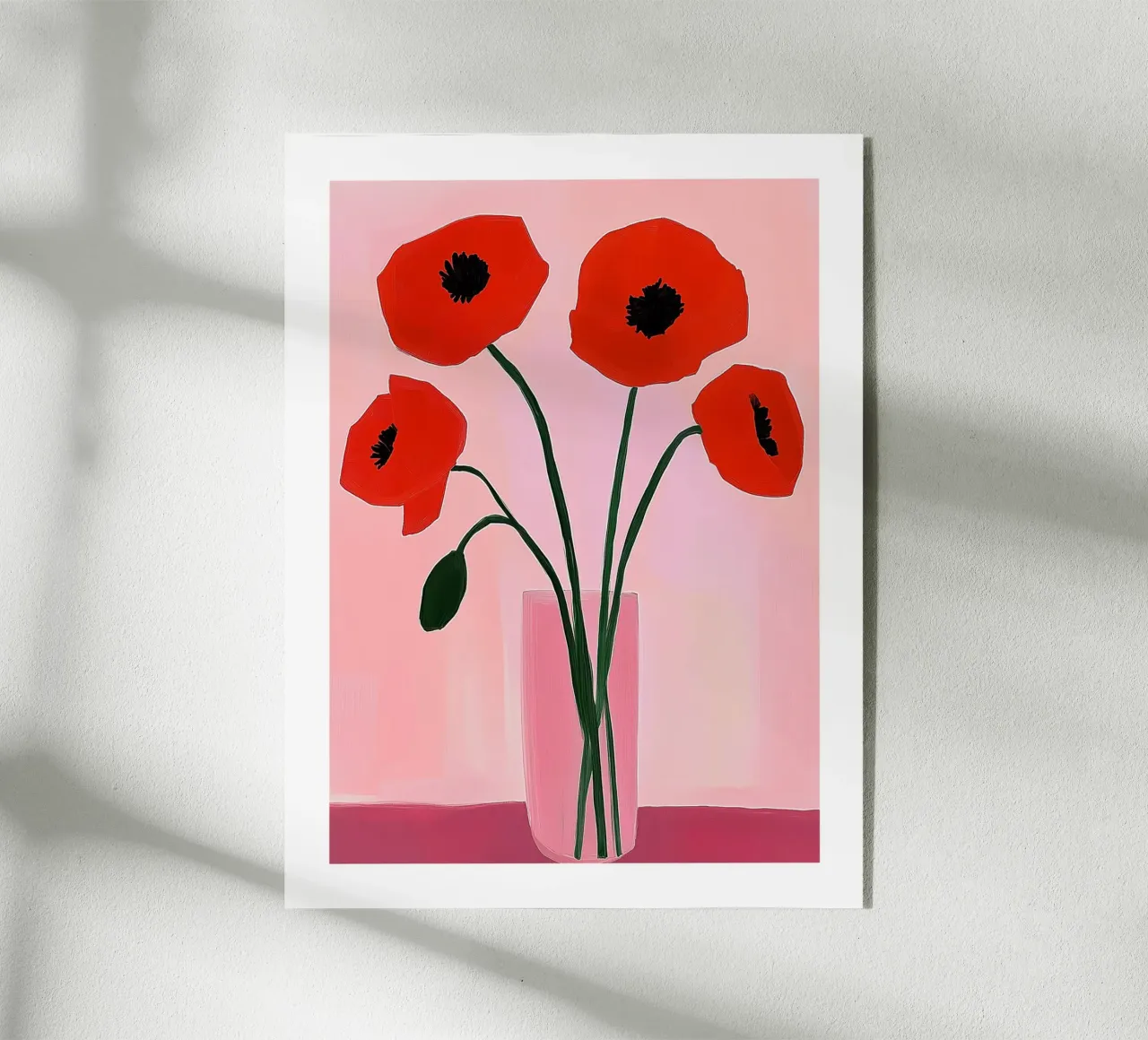 Manojo de amapolas metacrilato de Flora & Horizon
