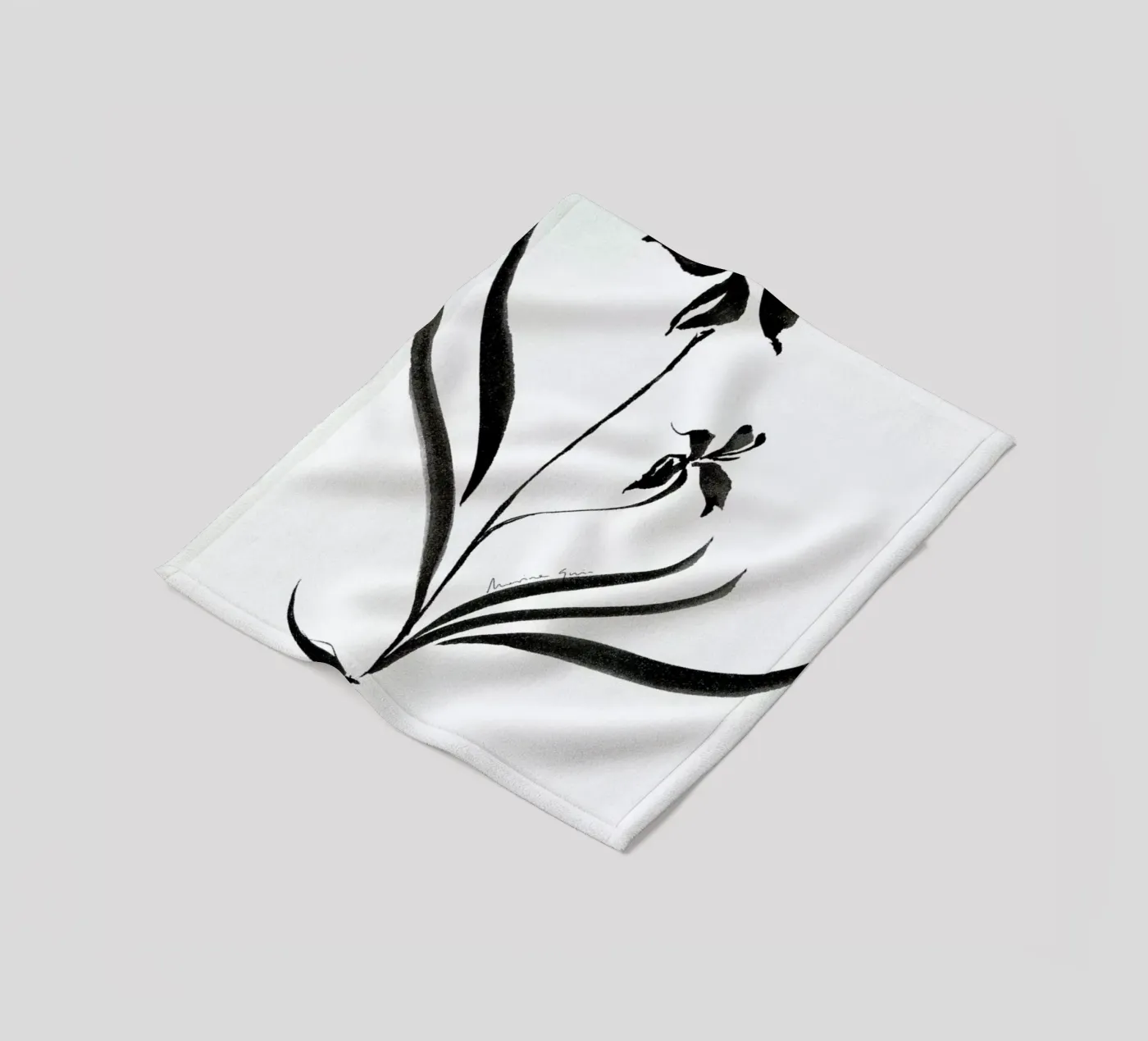 Orchid 2 Fleecedecke von Marina Guiu
