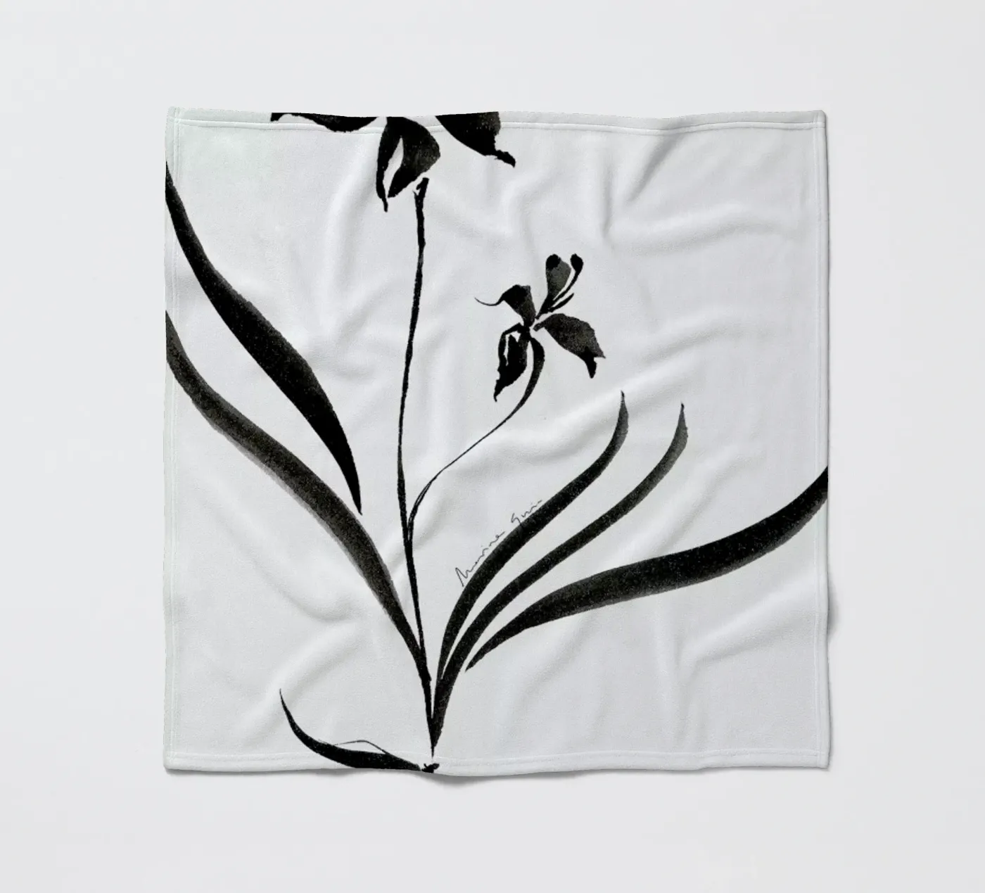 Orchid 2 Fleecedecke von Marina Guiu