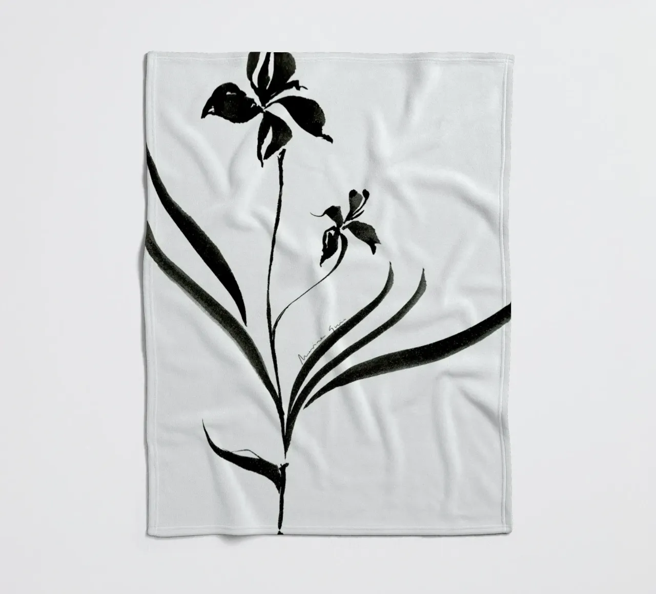 Orchid 2 coperta in pile da Marina Guiu