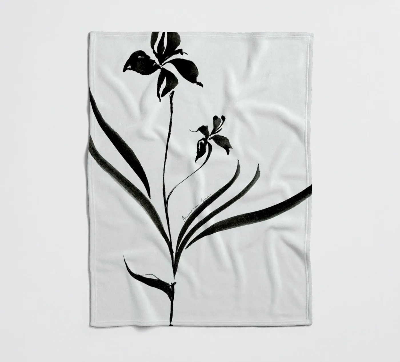 Orchid 2 Fleecedecke von Marina Guiu