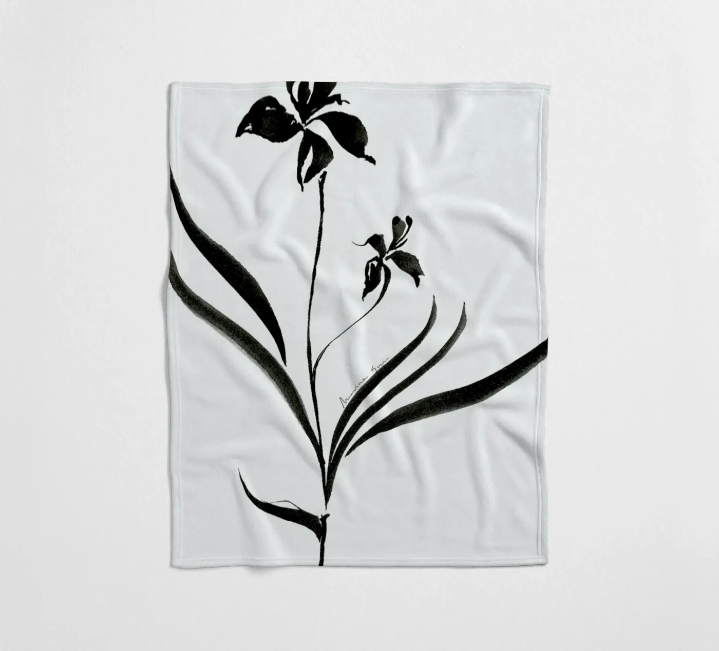 Orchid 2 Fleecedecke von Marina Guiu