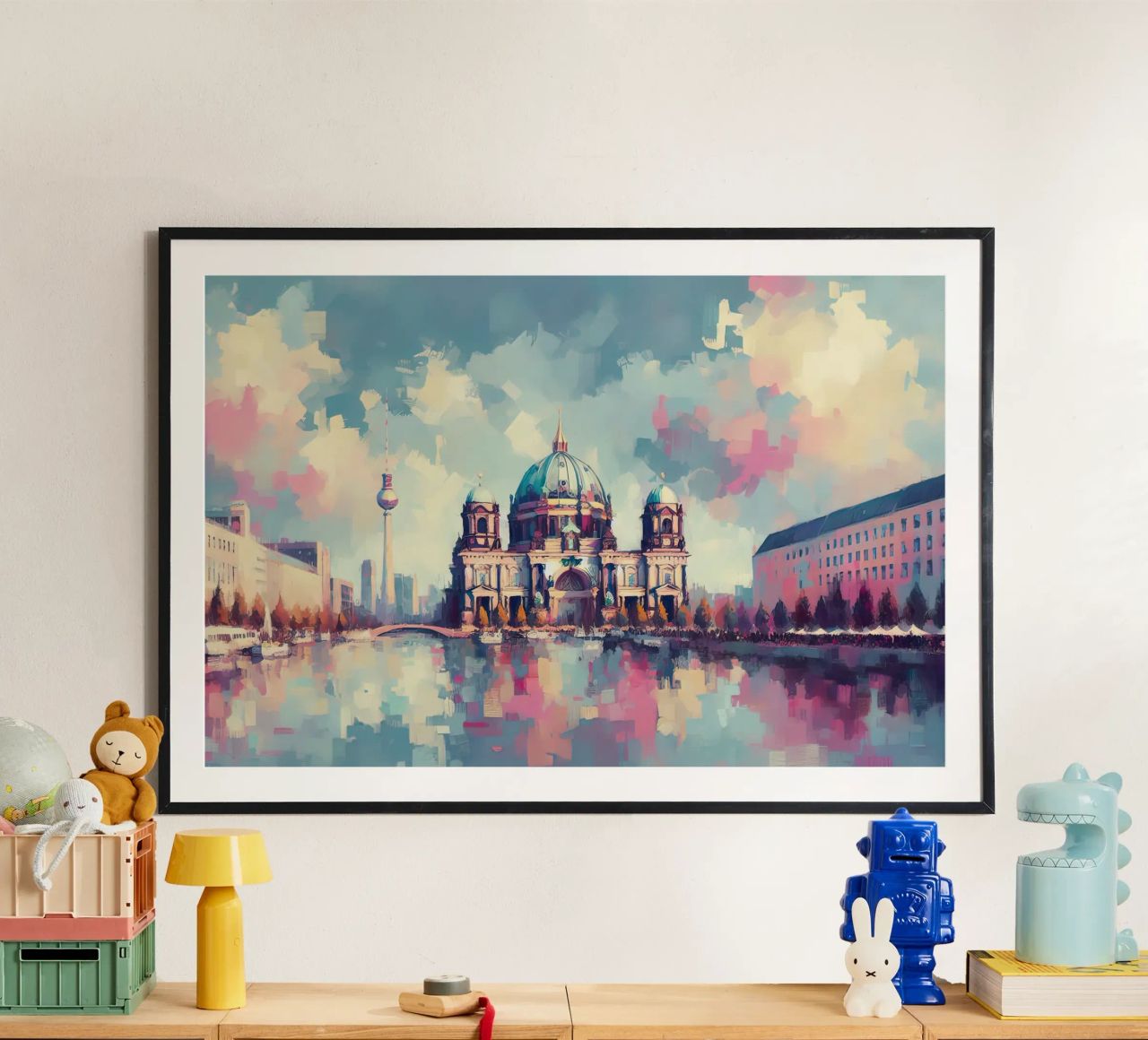 Berliner Pastellplakat Poster von ARTVI-SHOP