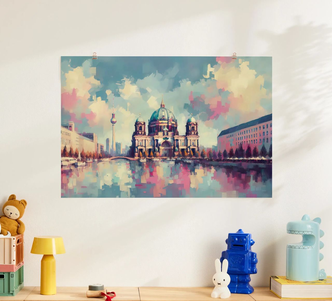 Berliner Pastellplakat Poster von ARTVI-SHOP