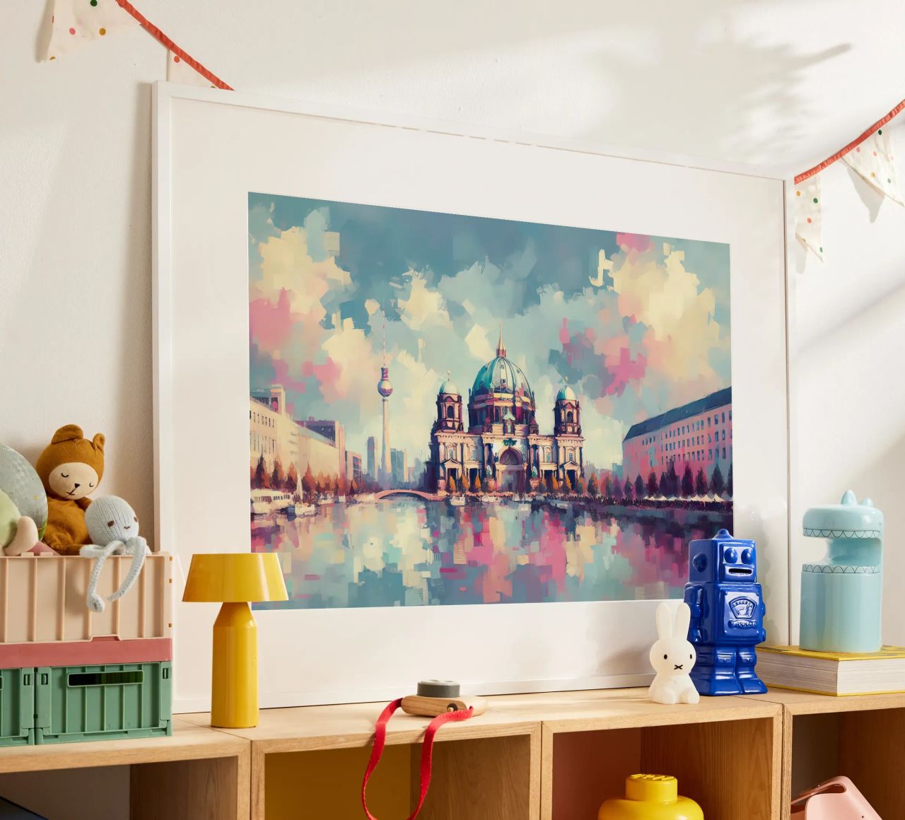 Berliner Pastellplakat Poster von ARTVI-SHOP
