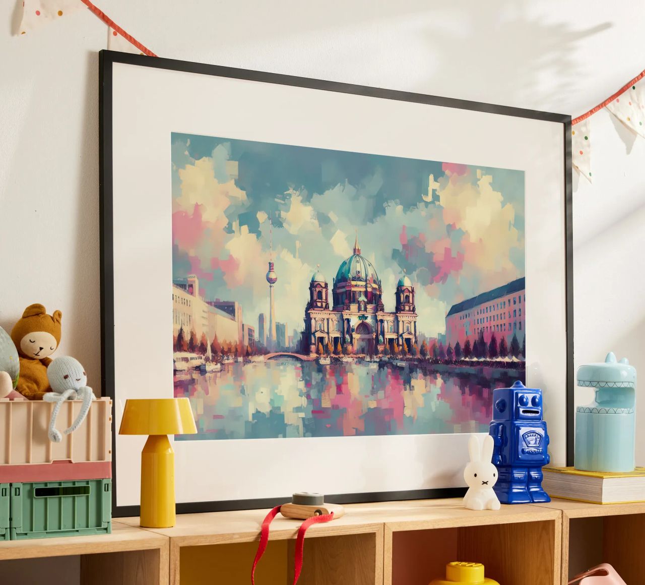 Berliner Pastellplakat Poster von ARTVI-SHOP