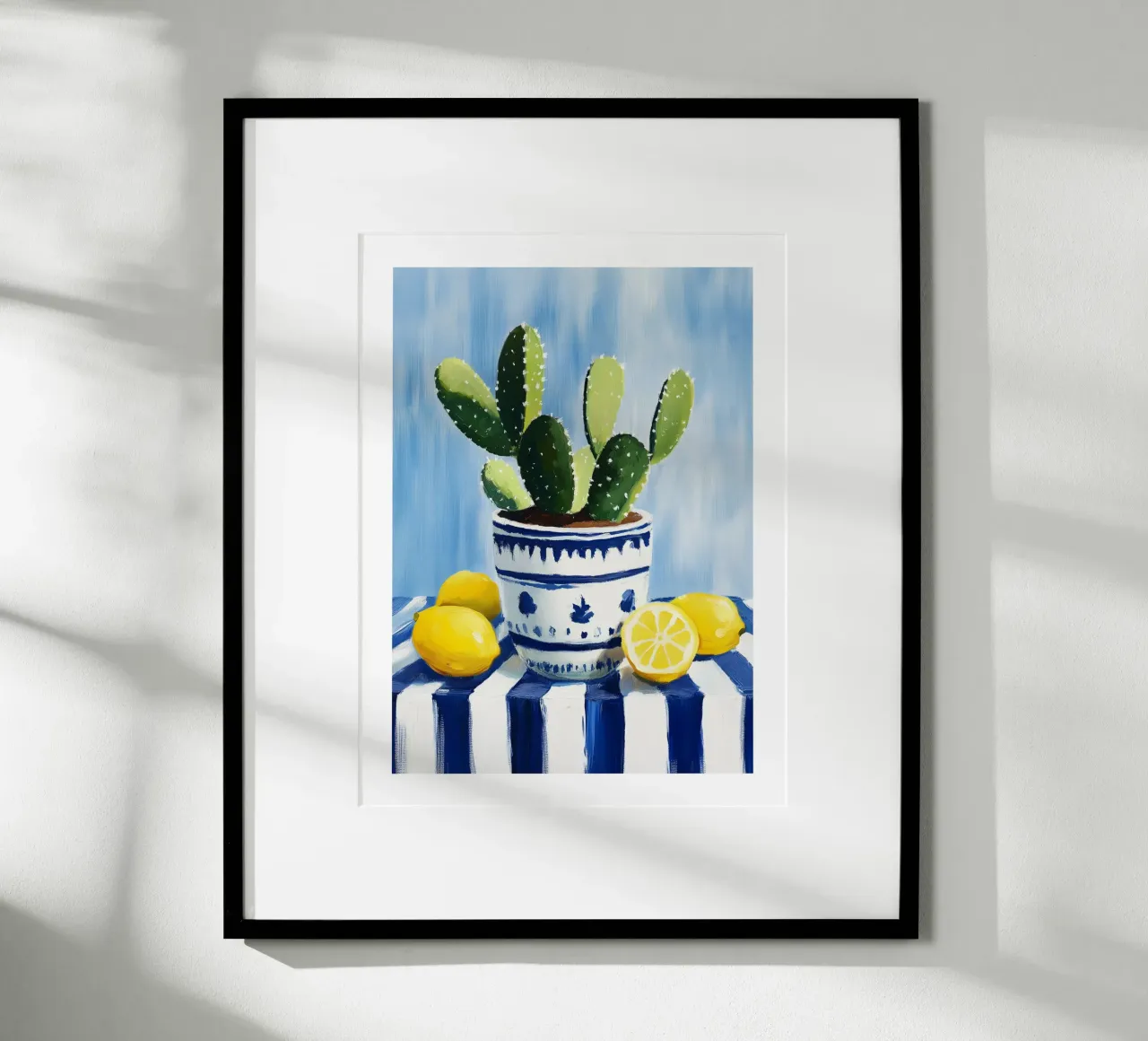 Cactus e limoni in vaso poster da Spice & Style