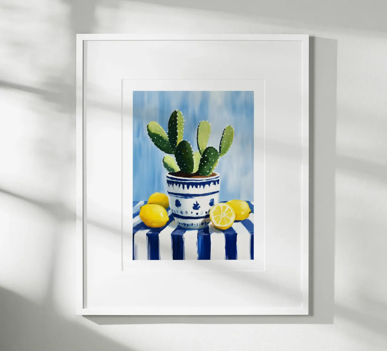 Cactus e limoni in vaso poster da Spice & Style