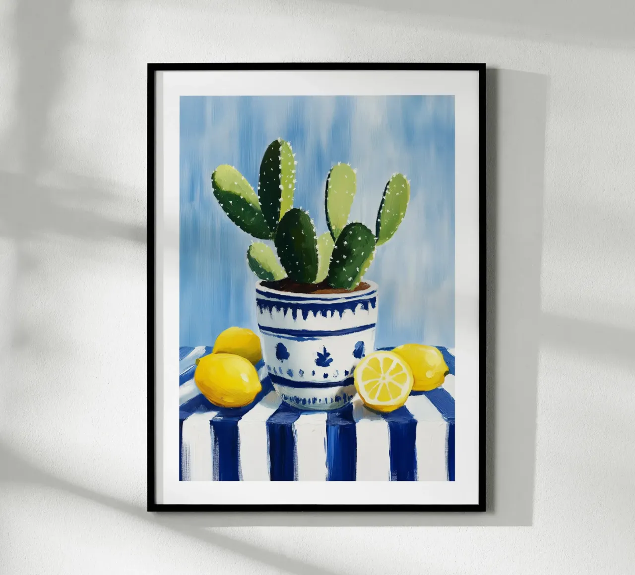 Cactus e limoni in vaso poster da Spice & Style