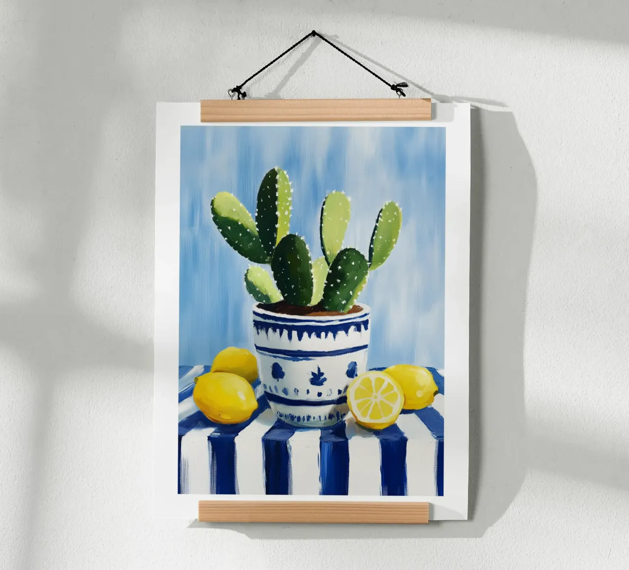 Cactus e limoni in vaso poster da Spice & Style