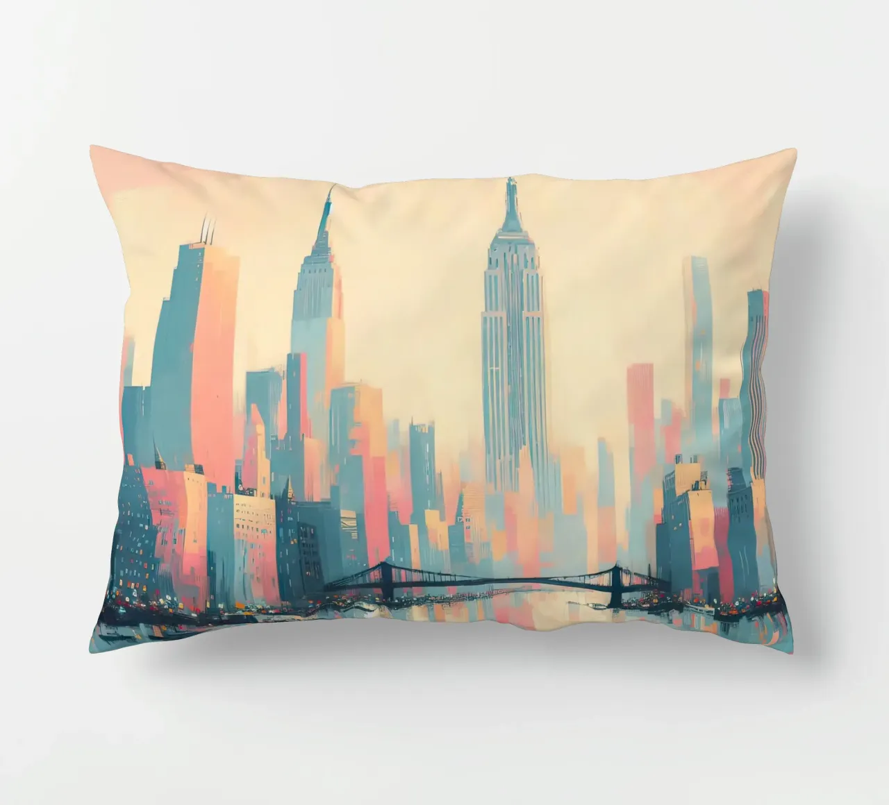 Poster a pastello di New York cuscino da 🎁 ARTVI-SHOP
