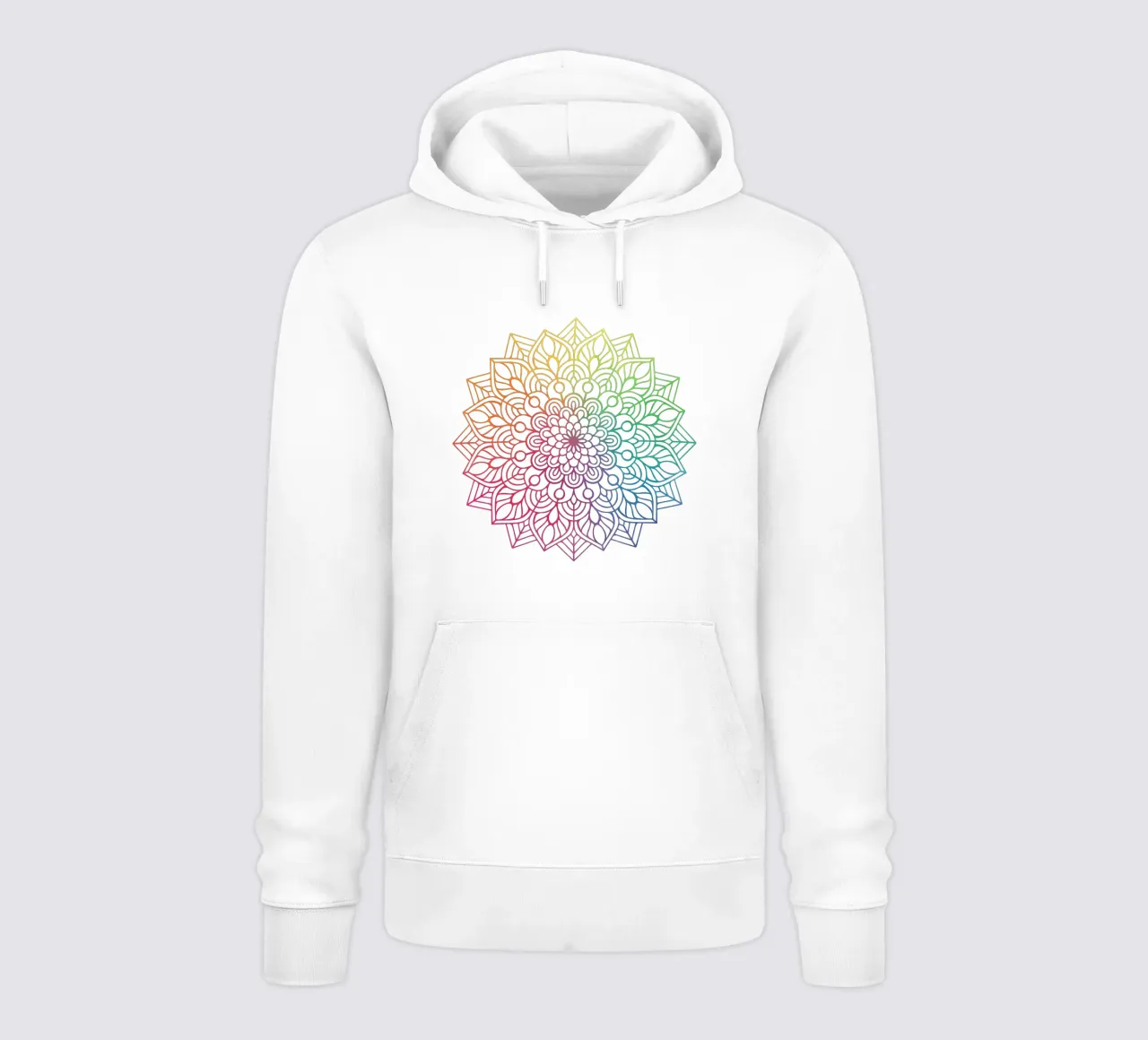 Mandala arcobaleno felpa con cappuccio da Spiritual Touch
