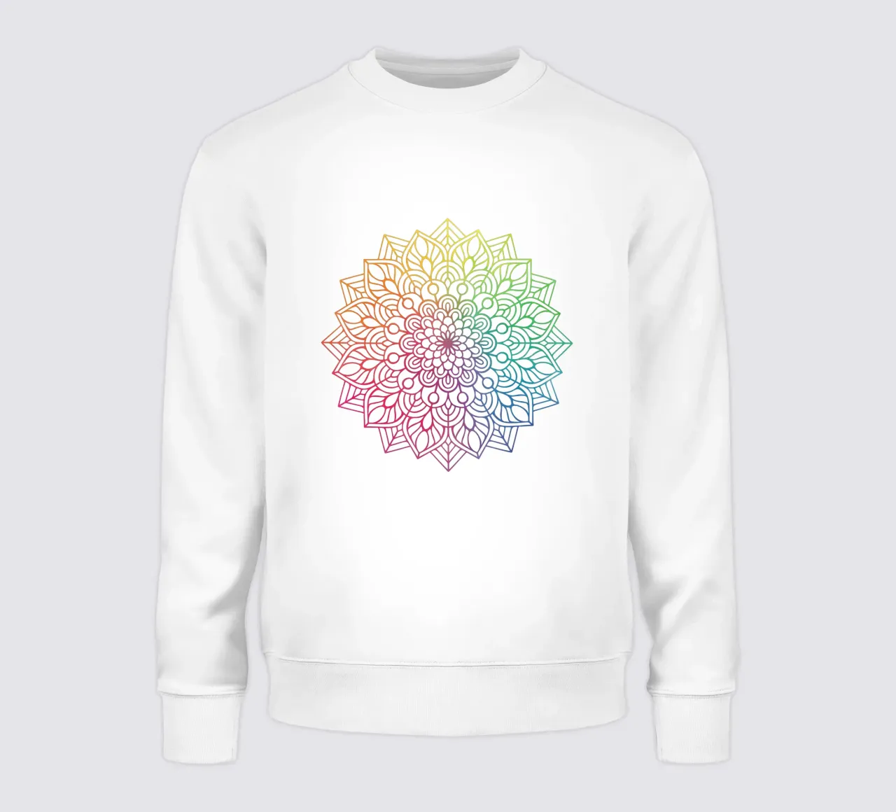 Mandala arcobaleno felpa da Spiritual Touch