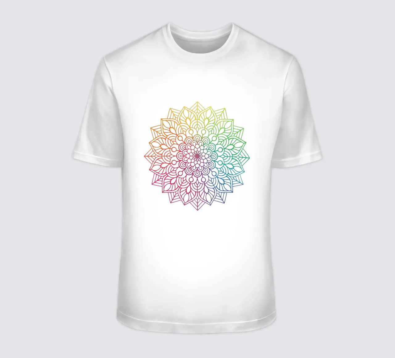 Mandala arcobaleno t-shirt da Spiritual Touch