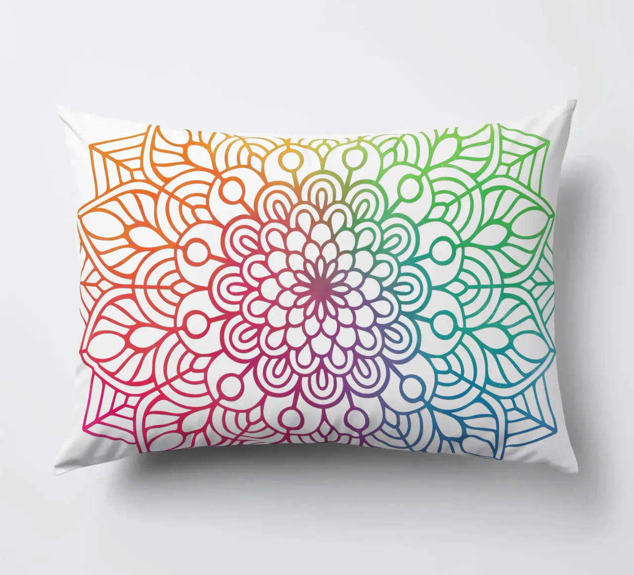 Mandala arcobaleno cuscino da Spiritual Touch