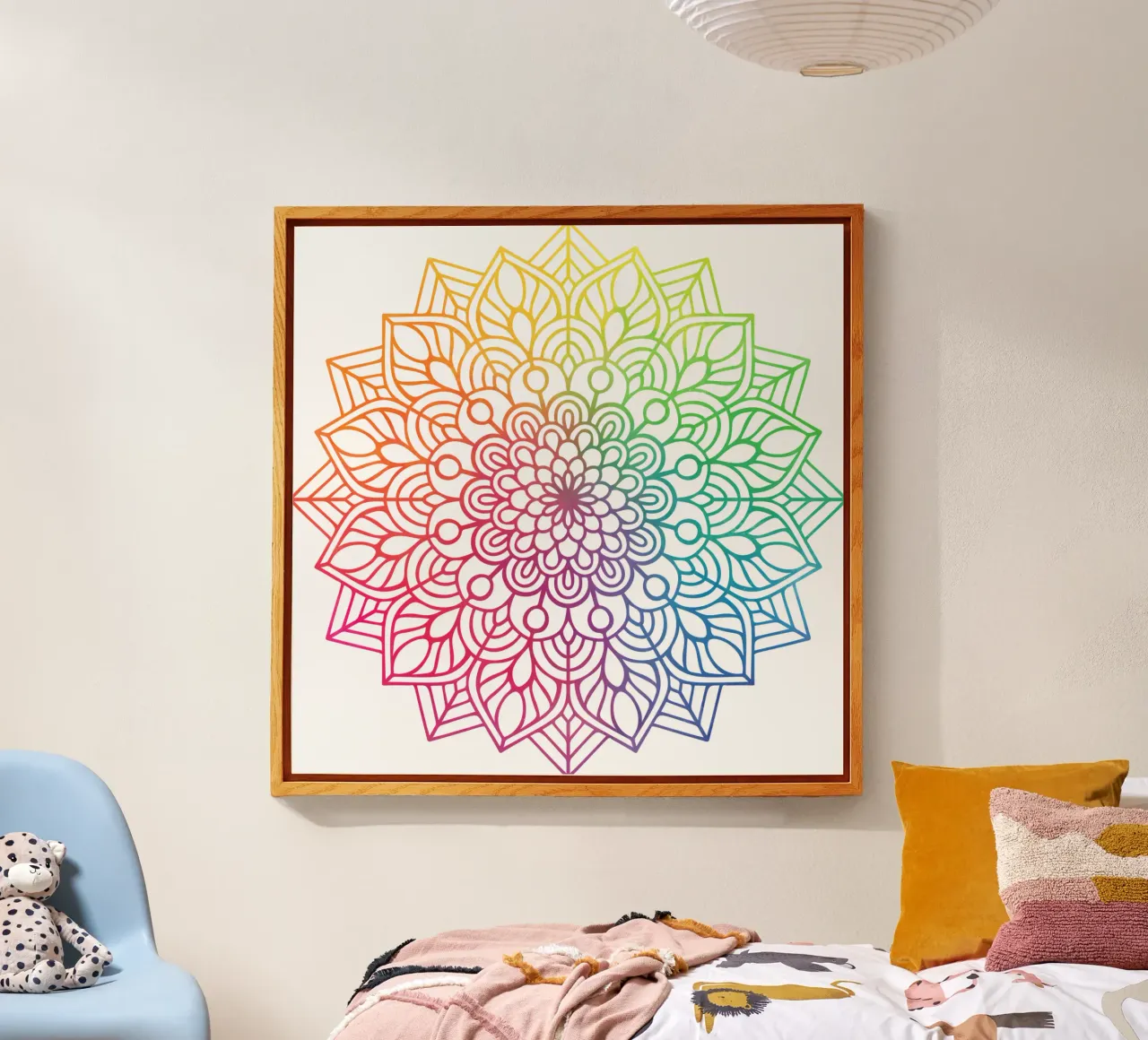 Mandala arcobaleno plexiglass da Spiritual Touch