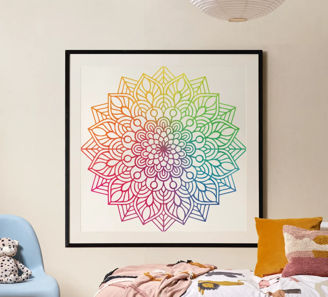 Mandala arcobaleno carta hahnemühle da Spiritual Touch