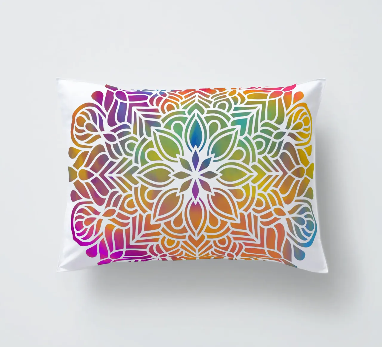 Mandala arcobaleno cuscino da Spiritual Touch