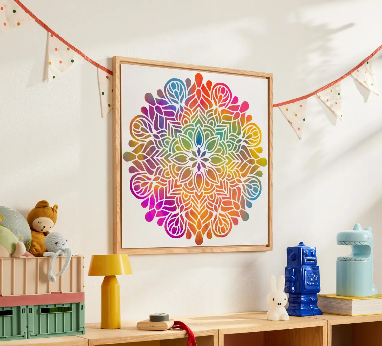 Mandala arcobaleno plexiglass da Spiritual Touch