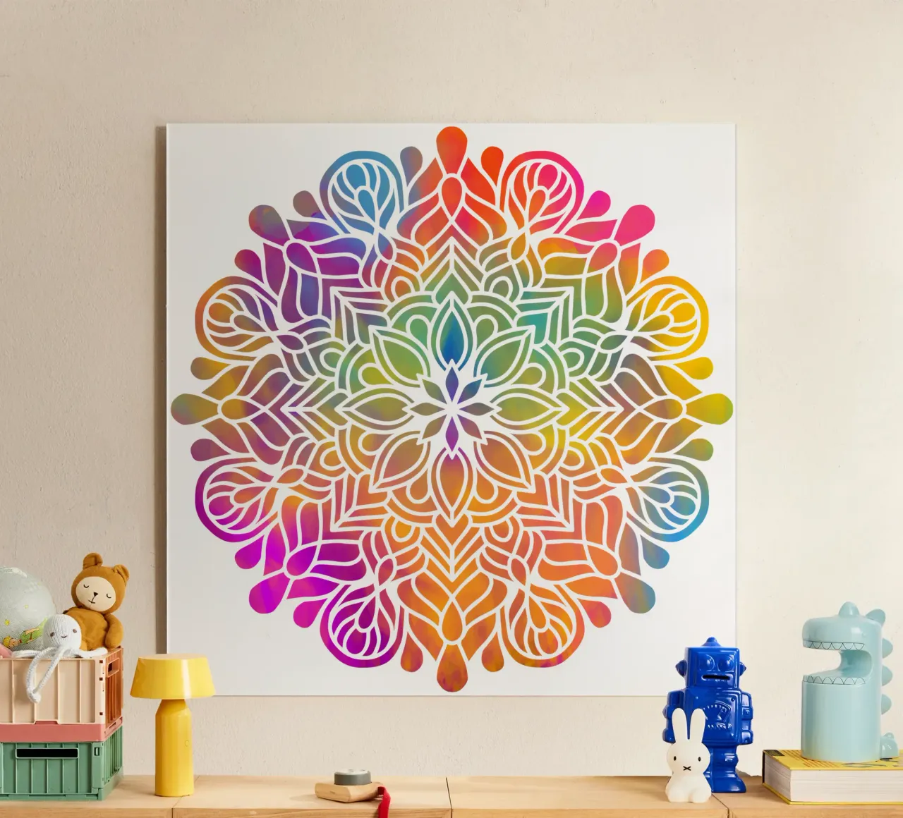 Mandala arcobaleno plexiglass da Spiritual Touch