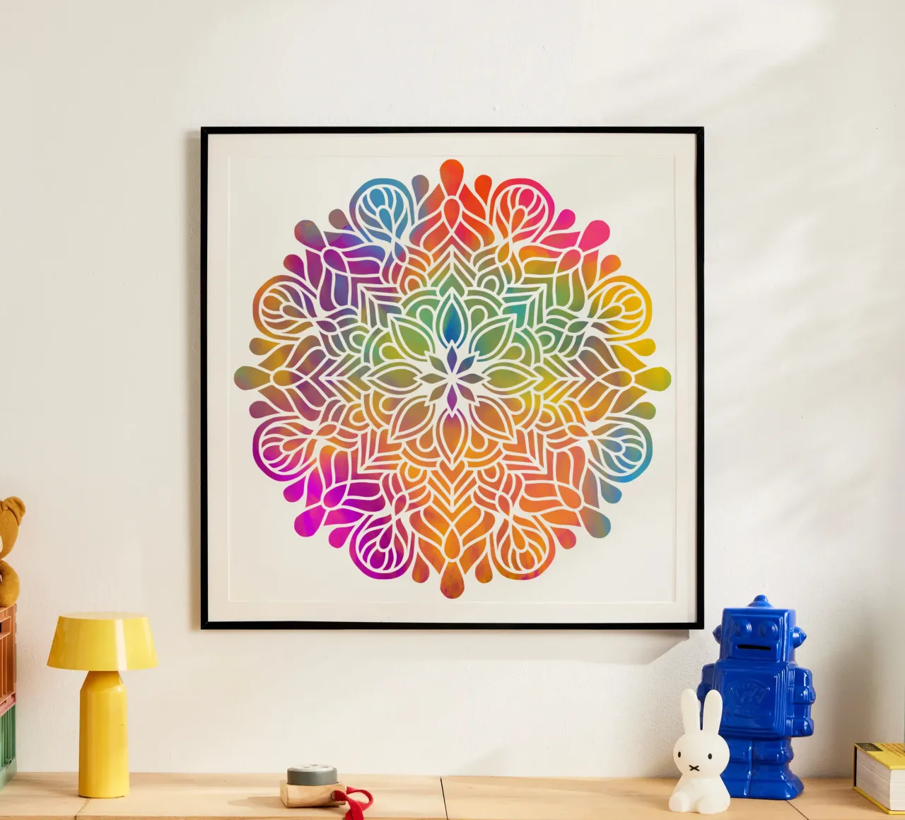 Mandala arcobaleno poster da Spiritual Touch