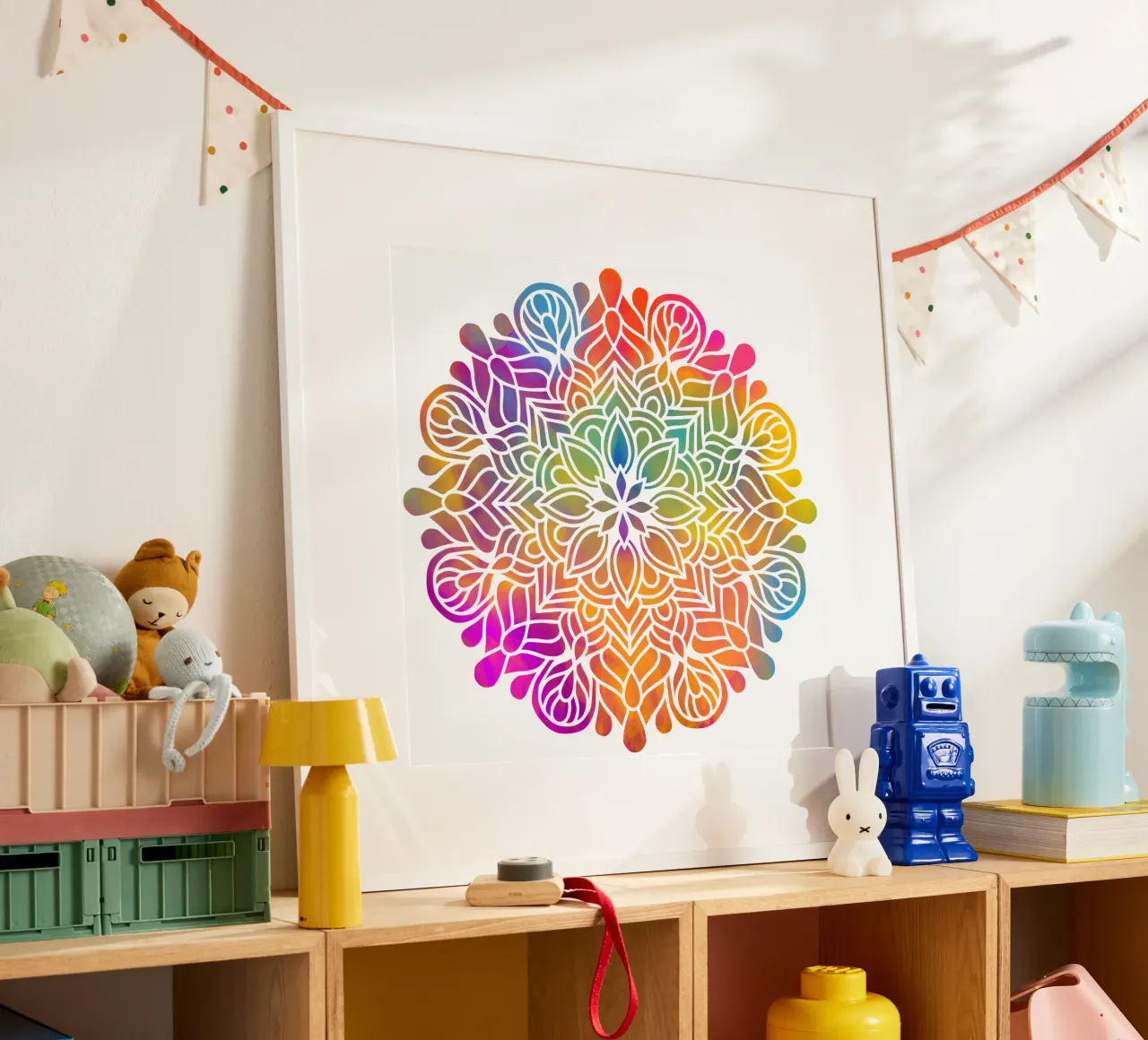 Mandala arcobaleno poster da Spiritual Touch
