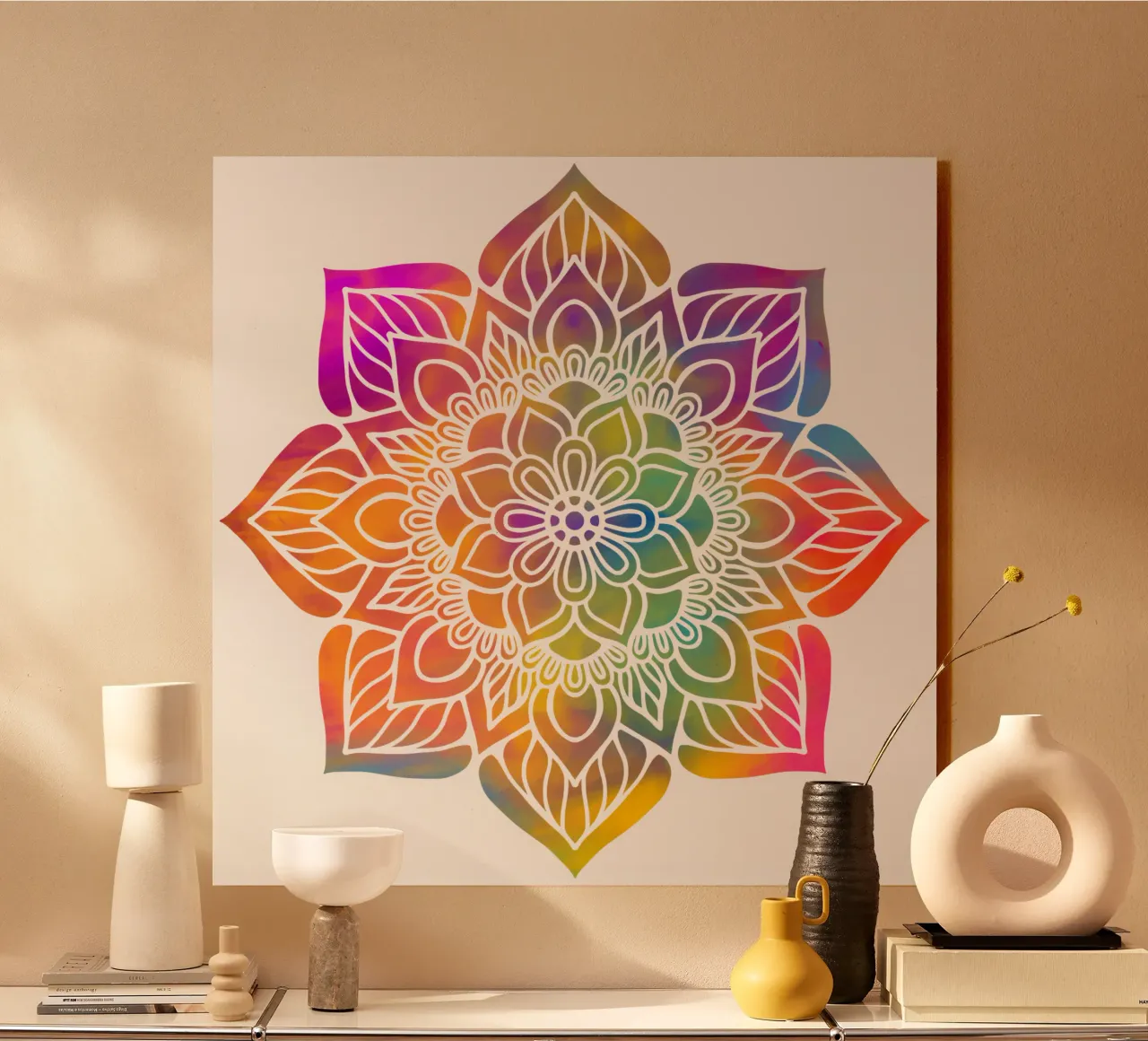 Mandala arcobaleno plexiglass da Spiritual Touch