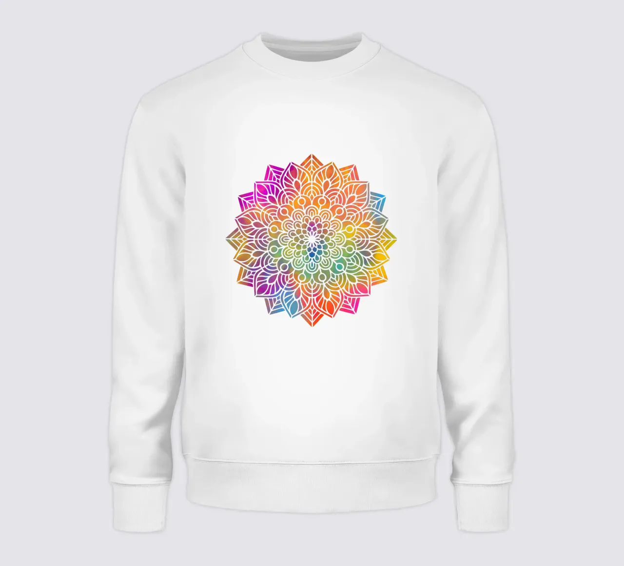 Mandala arcobaleno felpa da Spiritual Touch