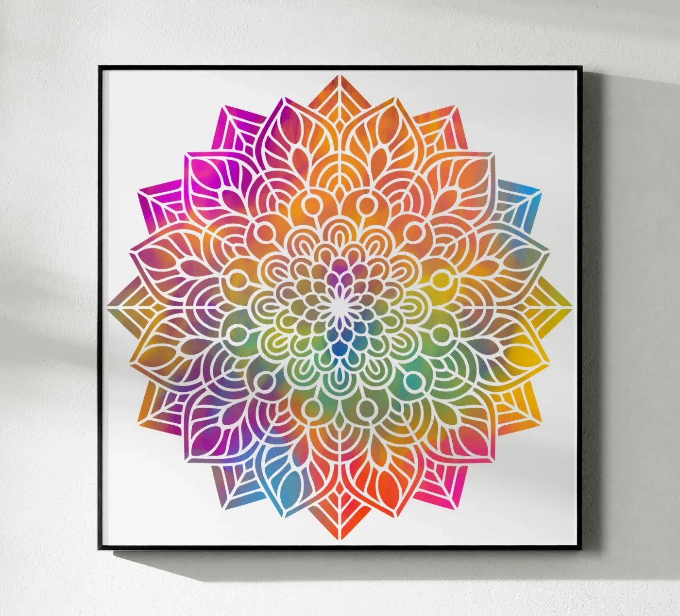 Mandala arcobaleno plexiglass da Spiritual Touch