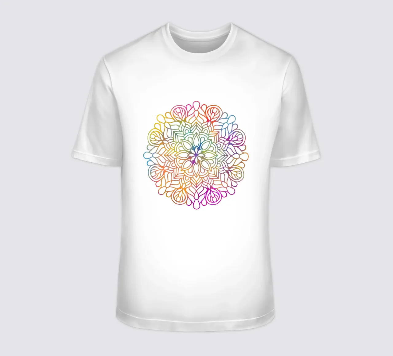 Mandala arcobaleno t-shirt da Spiritual Touch