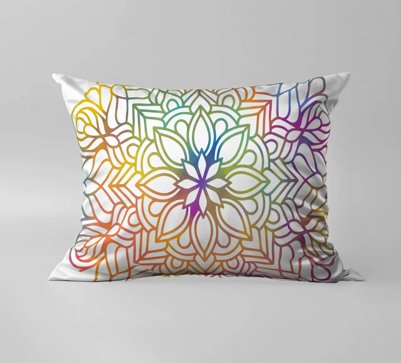 Mandala arcobaleno cuscino da Spiritual Touch