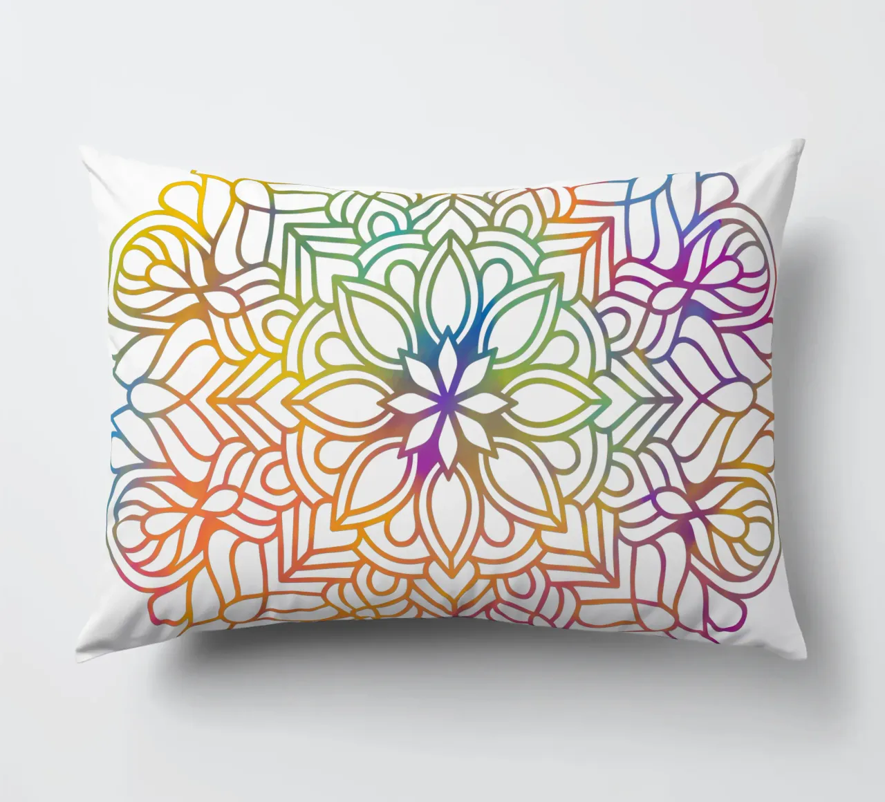 Mandala arcobaleno cuscino da Spiritual Touch