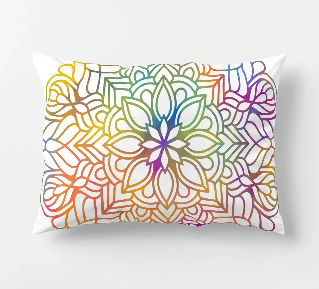Mandala arcobaleno cuscino da Spiritual Touch