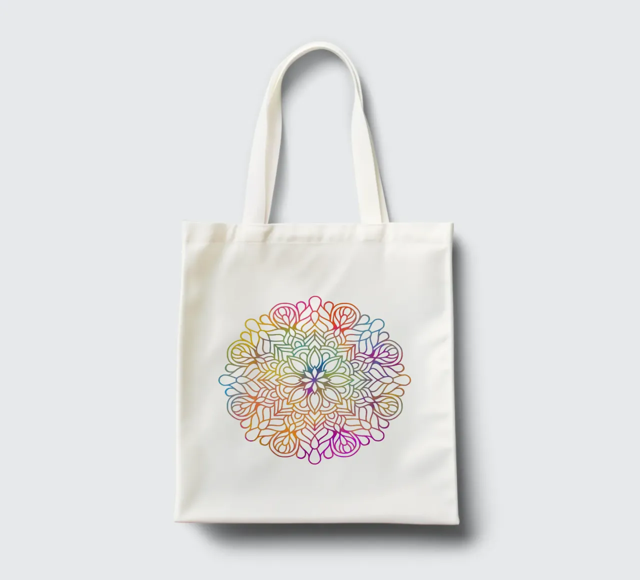 Rainbow Mandala tote bag by Spiritual Touch