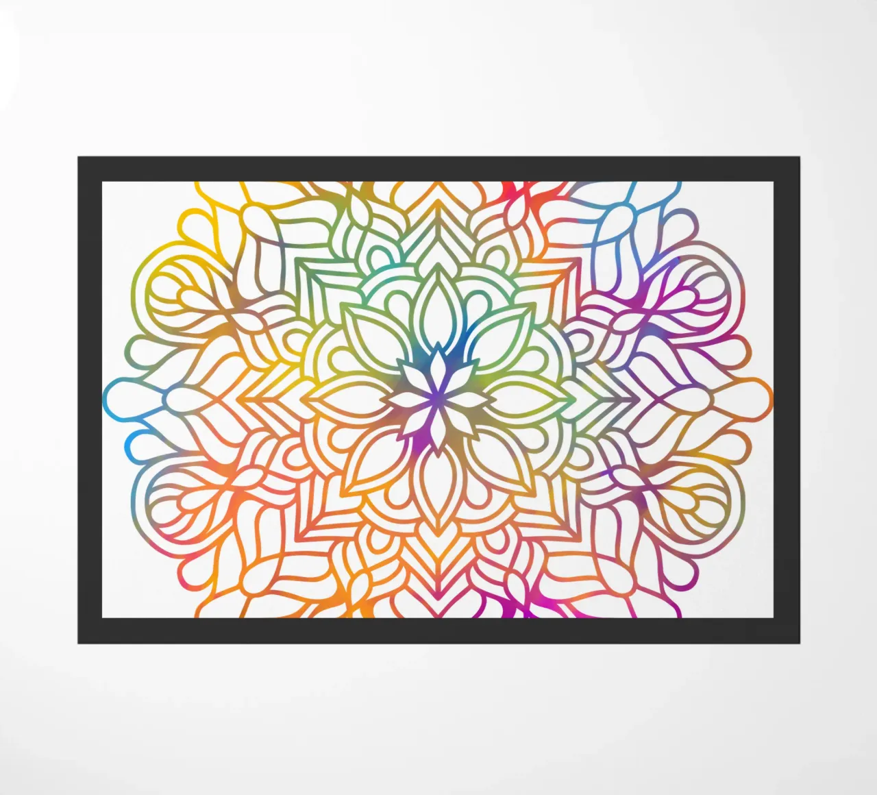 Mandala arcobaleno zerbino da Spiritual Touch