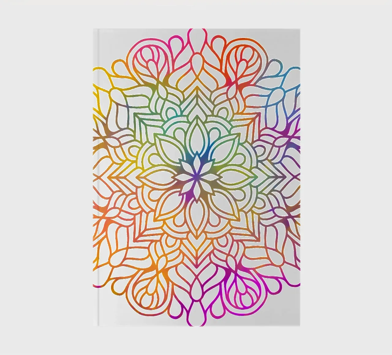 Rainbow Mandala notebook by Spiritual Touch