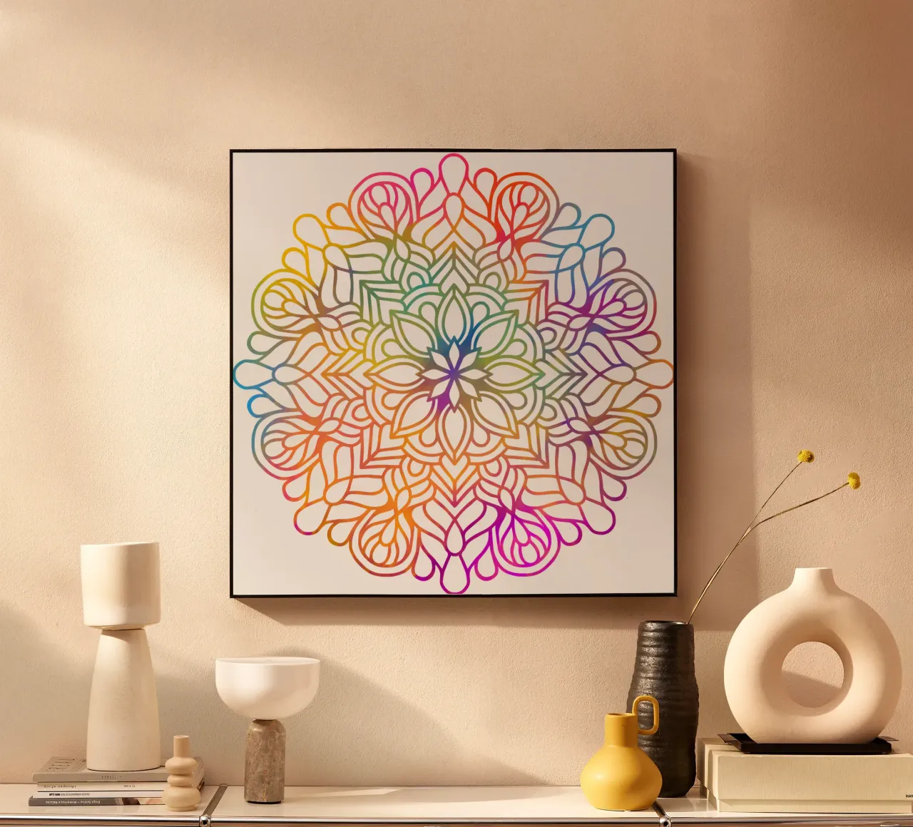 Mandala arcobaleno plexiglass da Spiritual Touch